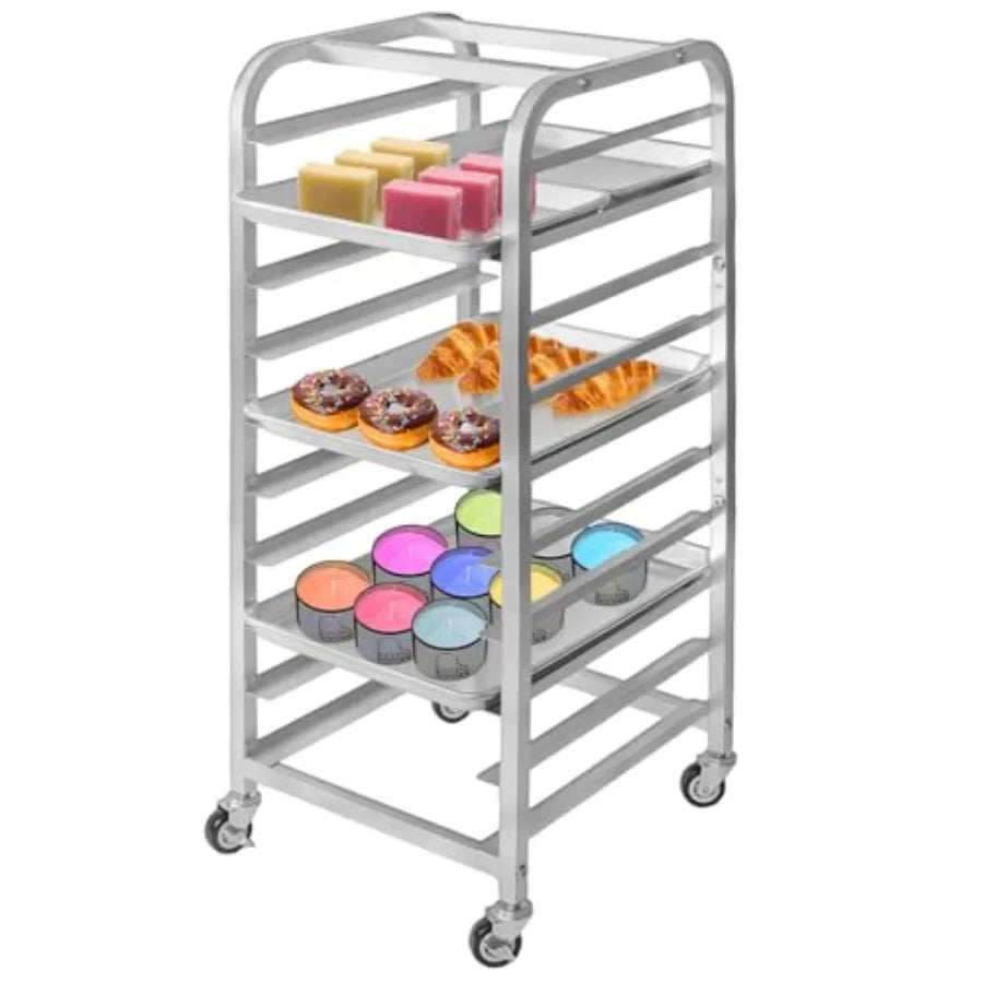 Bakery Cooling Rack With Wheels For Bread, Stainless Steel by S And B Enterprise