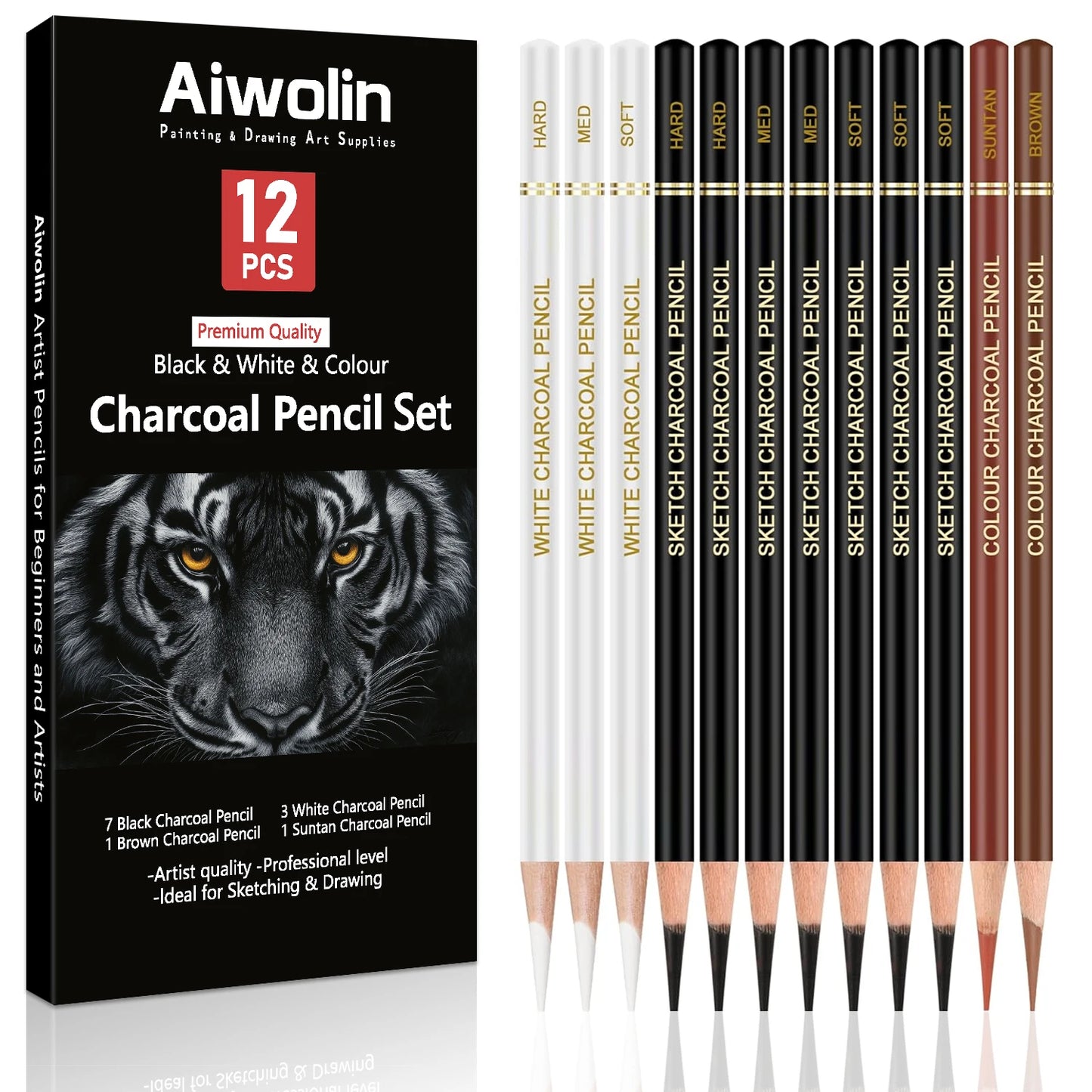 Professional Drawing Sketching Pencils Set For Artists 12 To 75