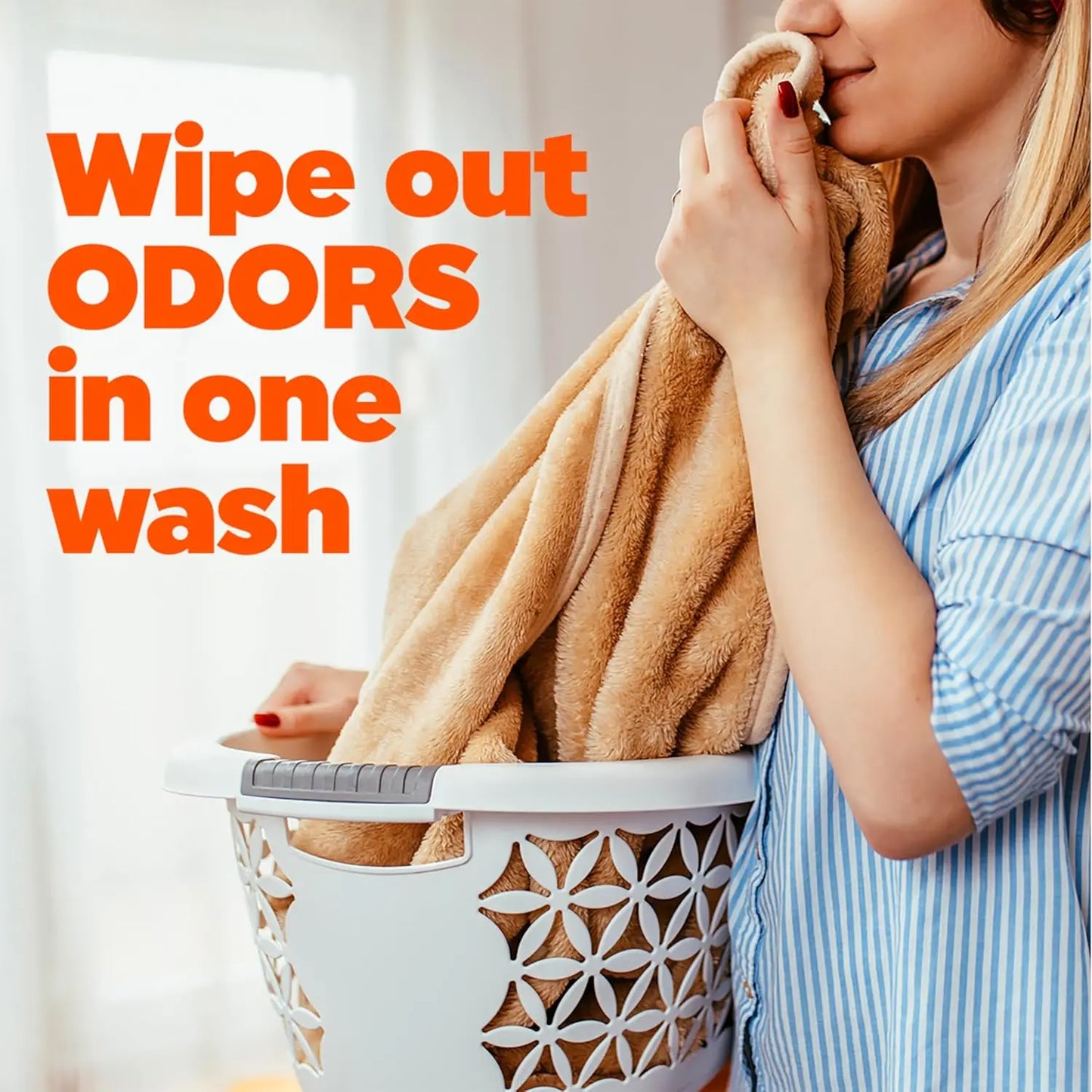 Liquid Laundry Detergent With Advanced Odor And Stain Fighting