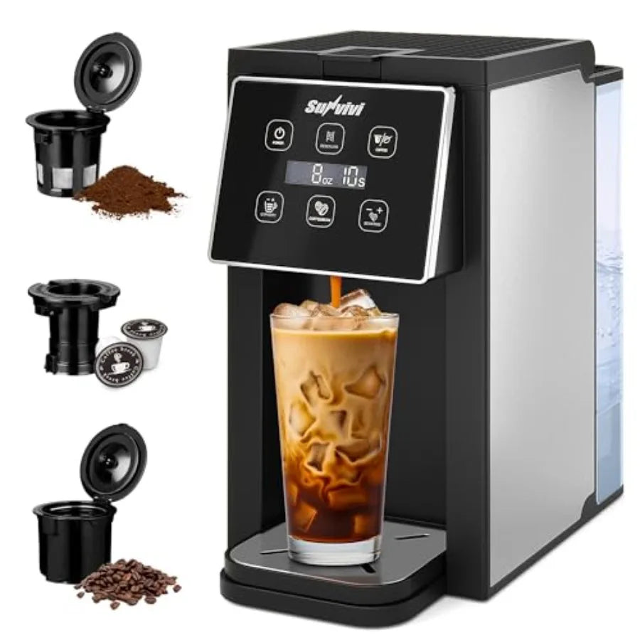 Coffee Maker With Grinder For Home Office Use 3In1 by S And B Enterprise