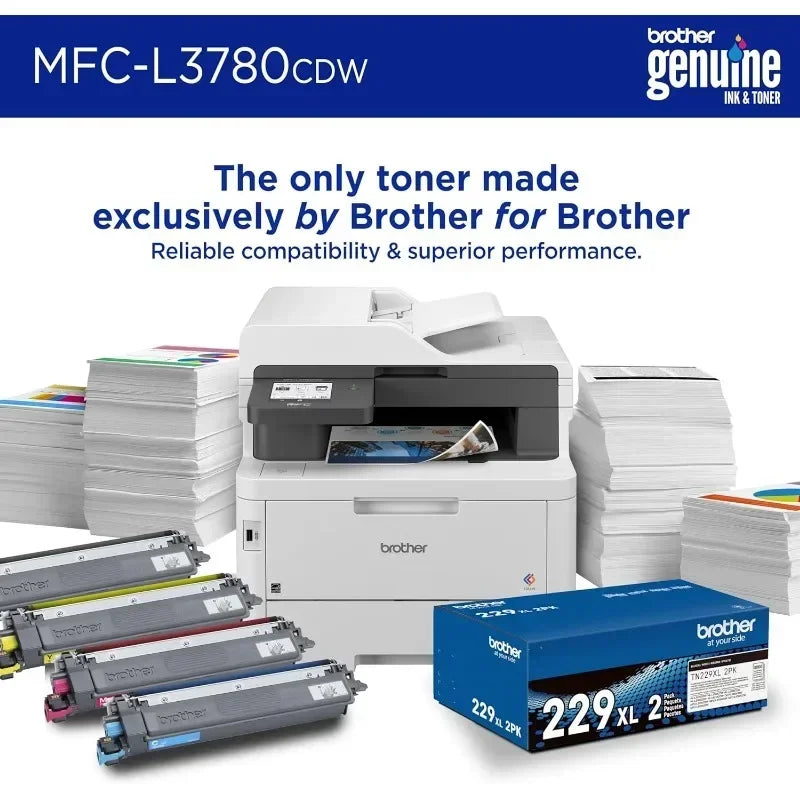 MFC-L3780CDW Wireless Color All-in-One Printer With Single Pass Duplex Copy