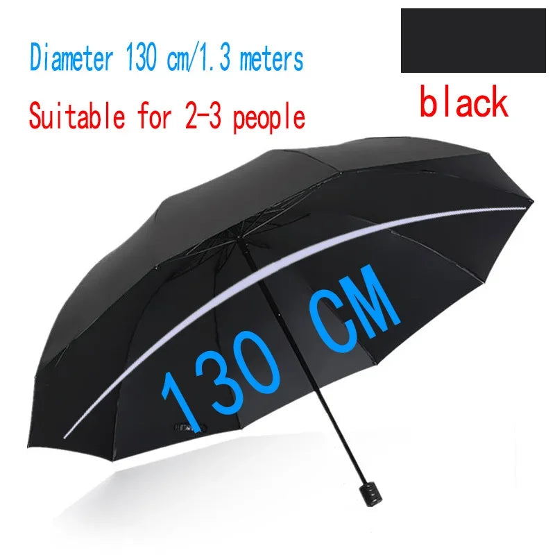 Folding Umbrella Windproof Waterproof Sun And Rain For Travel