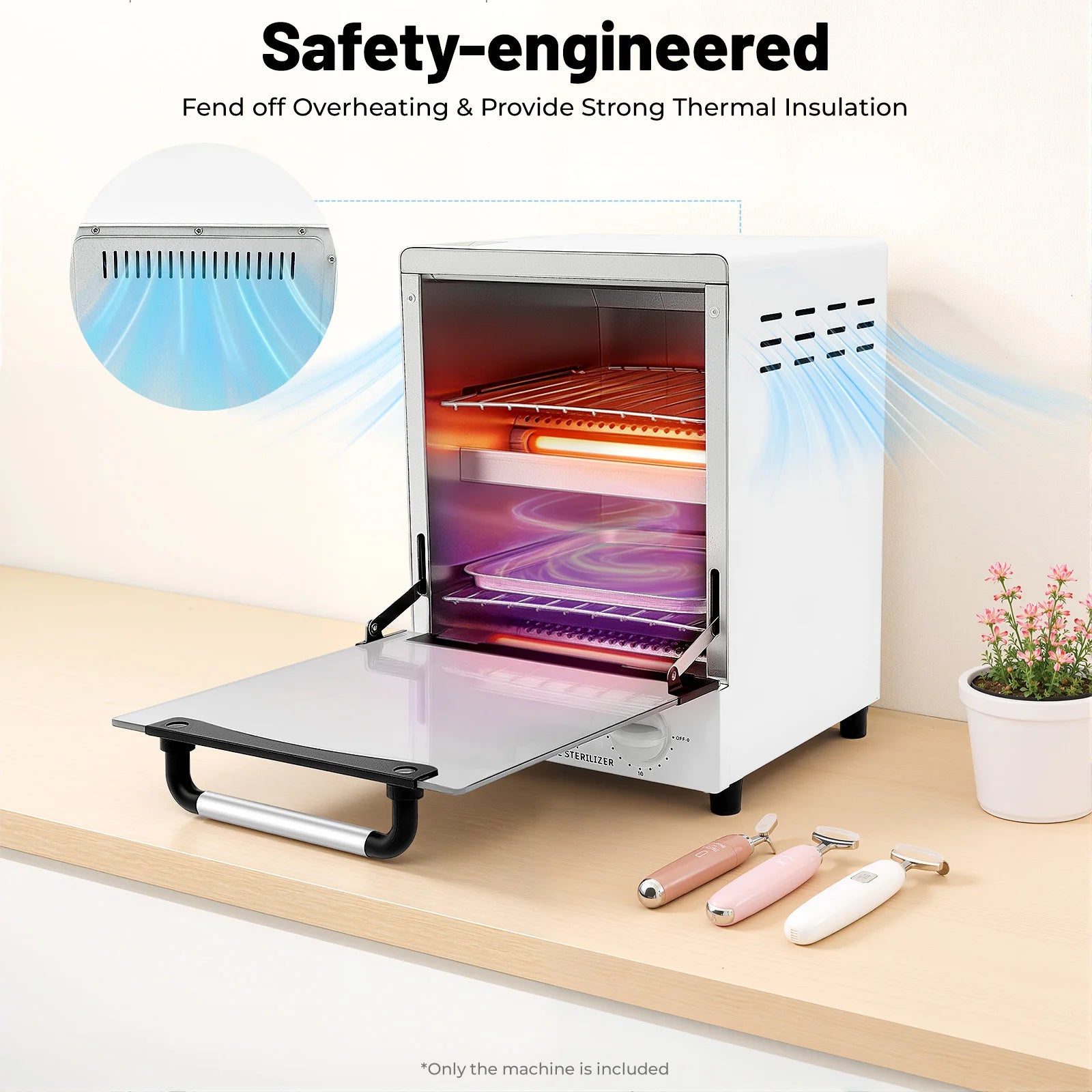 Bymaocar High Temperature Sterilizer for Nail Tools With Timer by S And B Enterprise