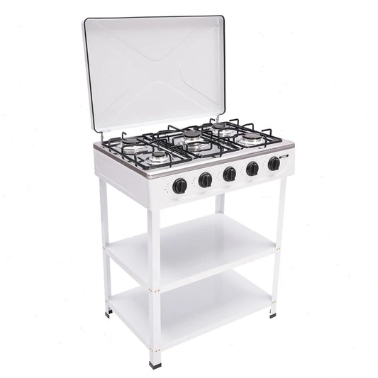 Sweetmile 5-Burner Natural Gas Stove Cooktop For Home And Outdoor
