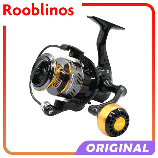 Rooblinos Spinning Fishing Reel With Metal Frame And High Speed by S And B Enterprise