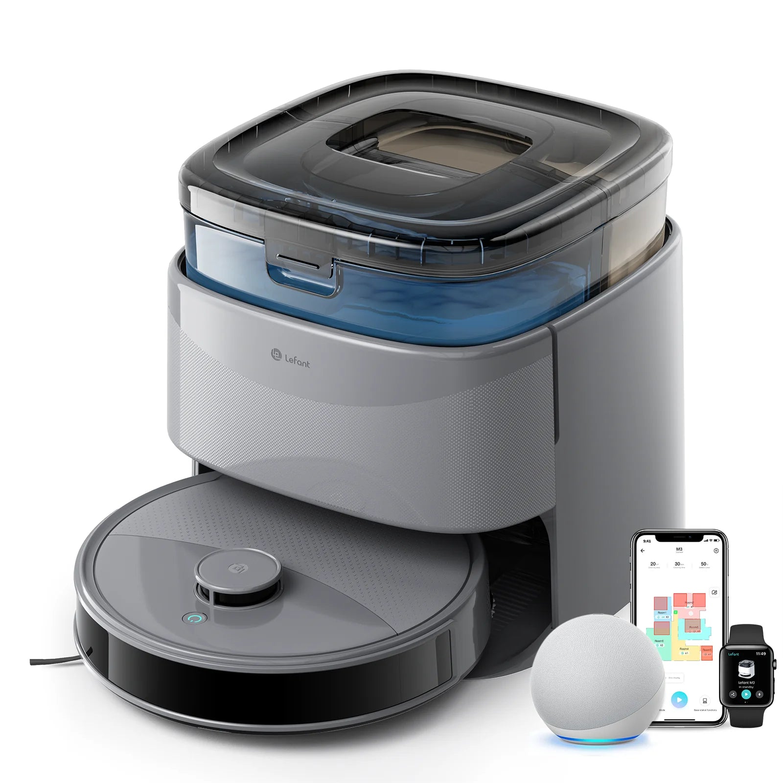 Lefant M3 Max Robot Vacuum and Mop with 20000Pa Suction by S And B Enterprise