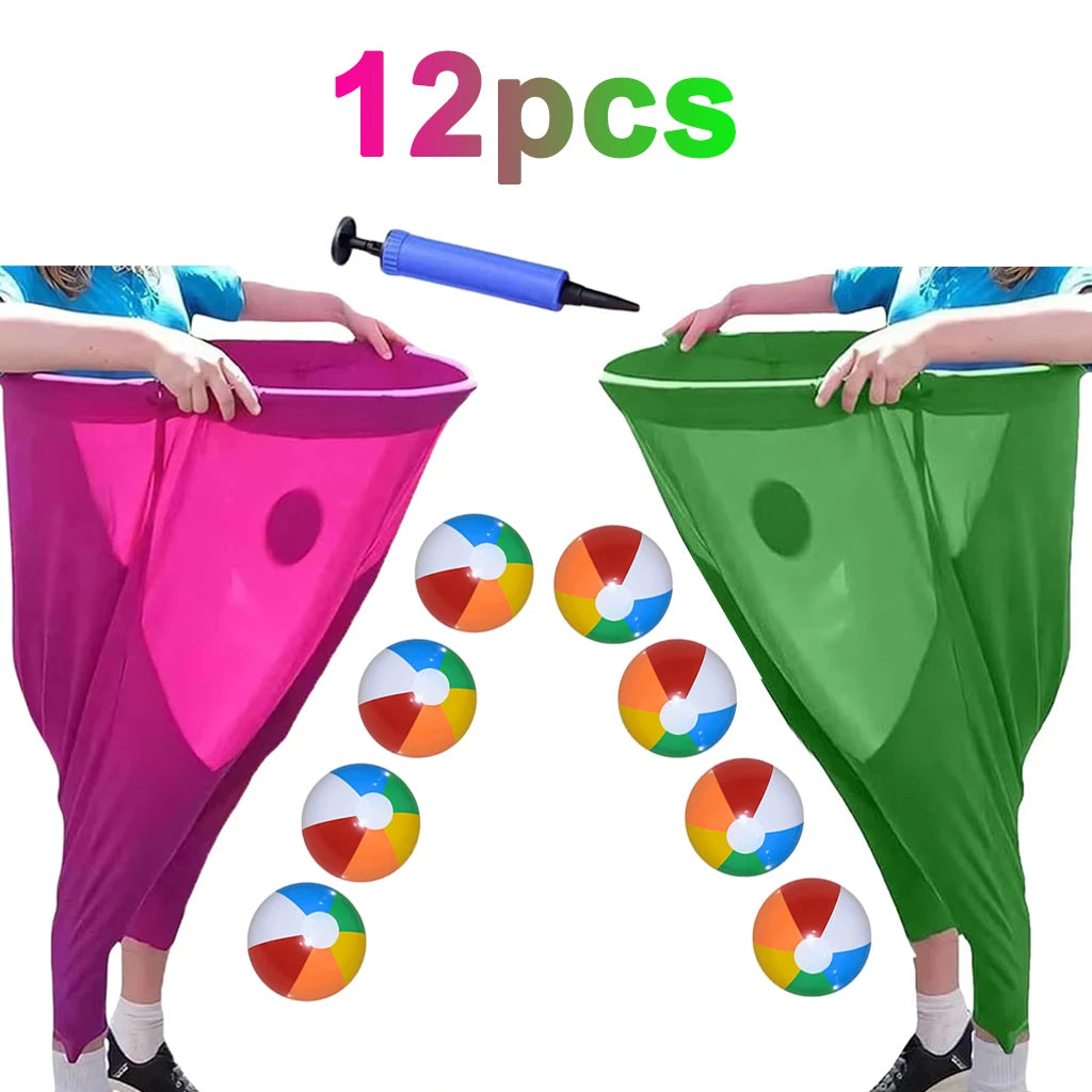 12pcs set of fun grandma pants throwing games, suitable for parties and backyard family interactive game sets, grandma pants throwing games, suitable for outdoor party games, family interactive toys, playroom activities, suit by S And B Enterprise