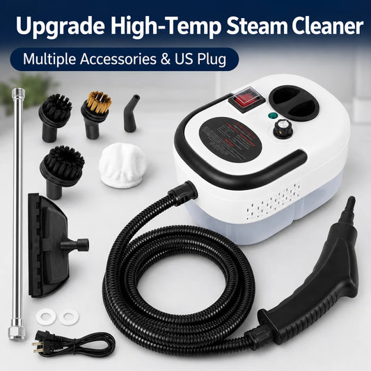 2500W Handheld Steam Cleaner With Accessories 110V US Plug by S And B Enterprise