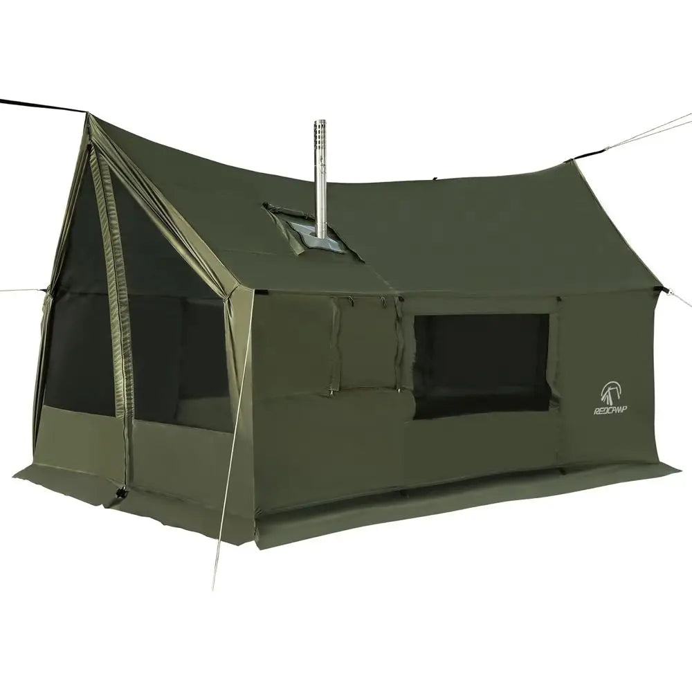 4-Season Windproof Waterproof Hammock Tent With Stove Jack For Camping by S And B Enterprise