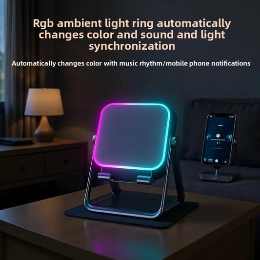 Dawndesslo 5 In 1 Auto Induction Wireless Speaker With RGB