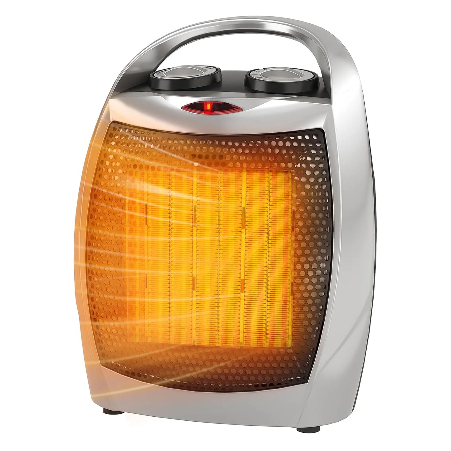 Acekool Portable Ceramic Heater and Fan With Thermostat