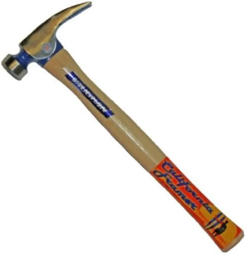 California Framing Hammer With Milled Face And Wood Handle by S And B Enterprise