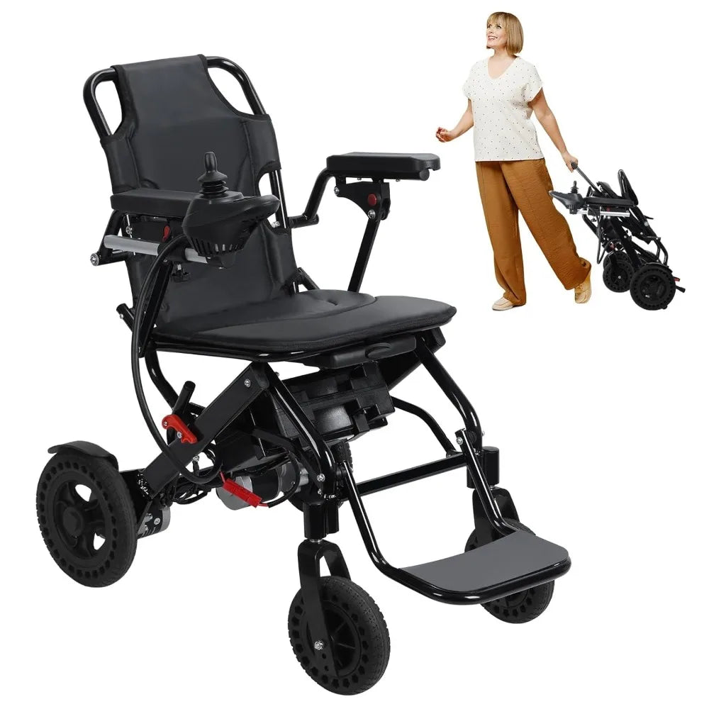 Portable Electric Wheelchair For Adults Lightweight Foldable Power Chair by S And B Enterprise