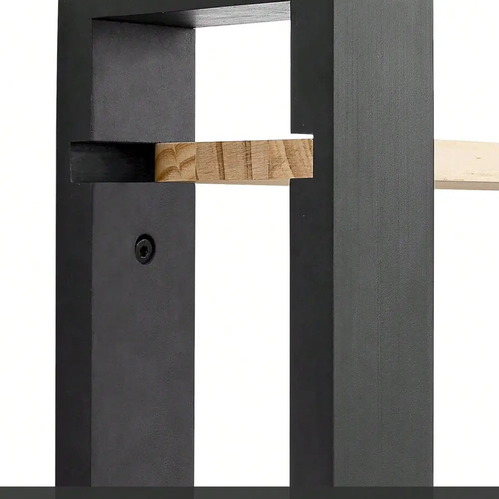 Einzigar Modern Pine Wood Wall Mounted Floating Shelves by S And B Enterprise