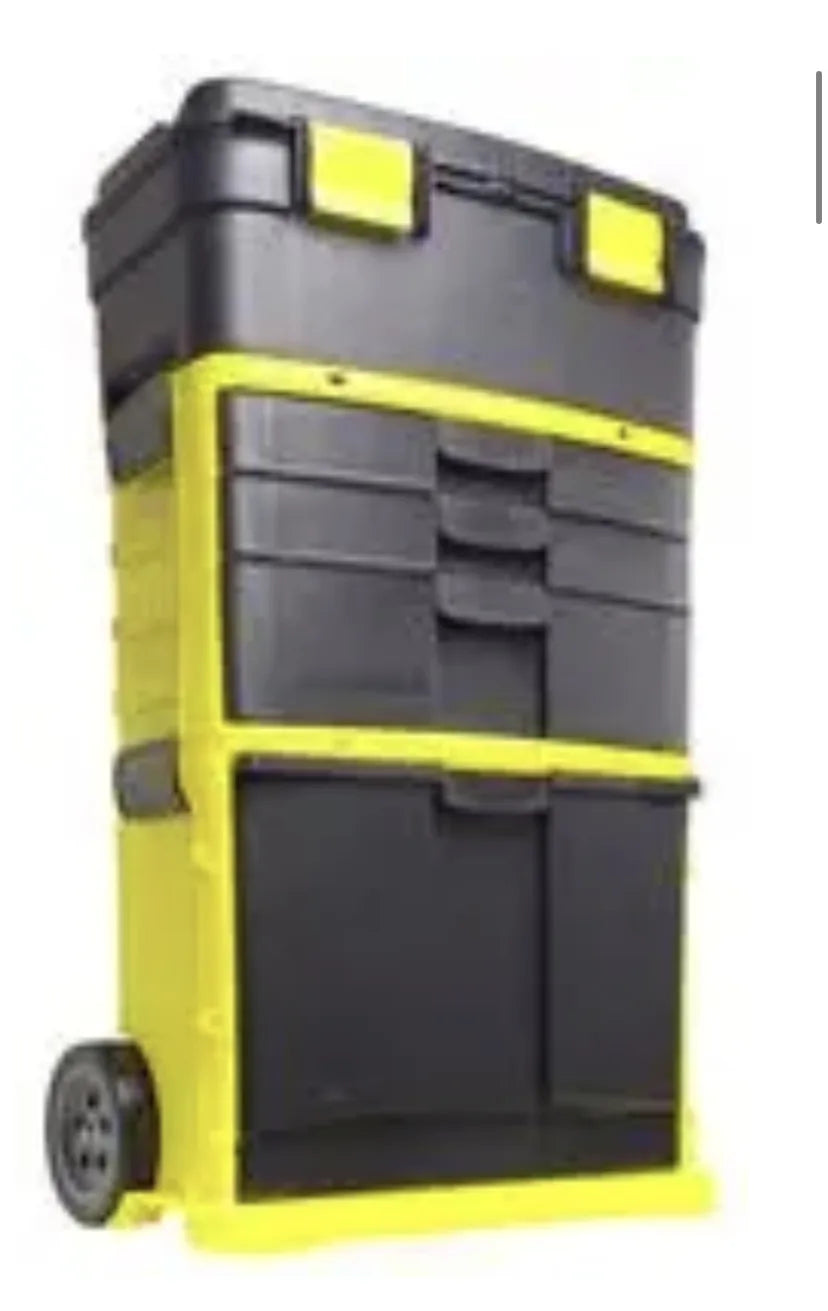 Portable Rolling Tool Chest With Wheels For Mobile Workshop Storage by S And B Enterprise