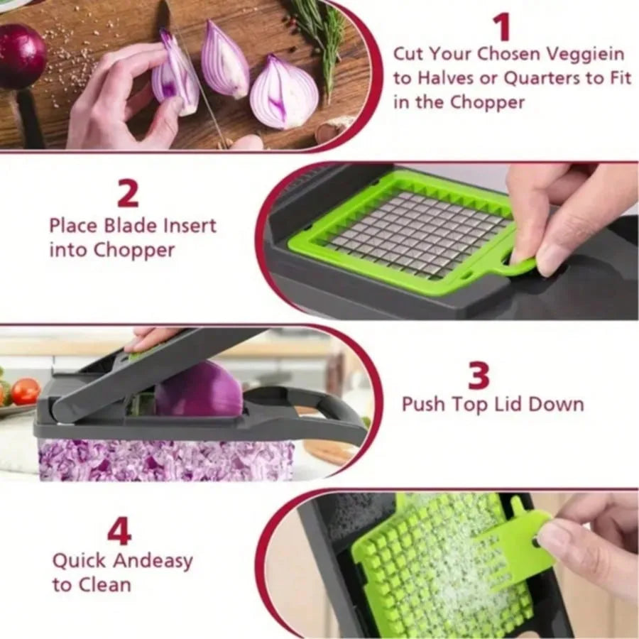 Safe Hand Guard Vegetable Cutter For Cooking Together