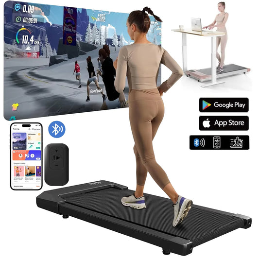 S And B Enterprise 300lb home treadmill with 2.5HP motor, LCD data display, 2-in-1 walking and running mode (black)