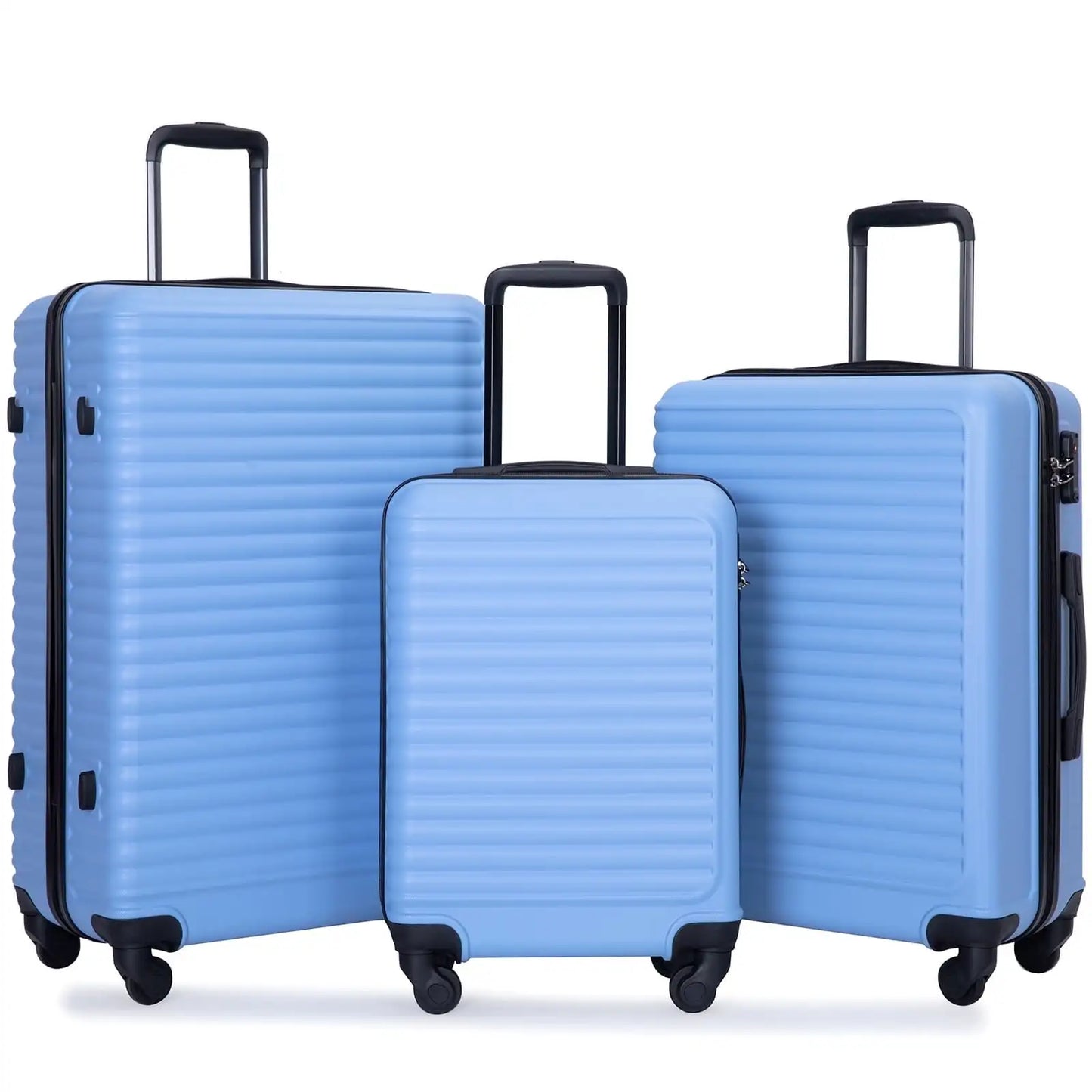 Travelhouse 3-Piece Hardside Luggage Set With TSA Lock