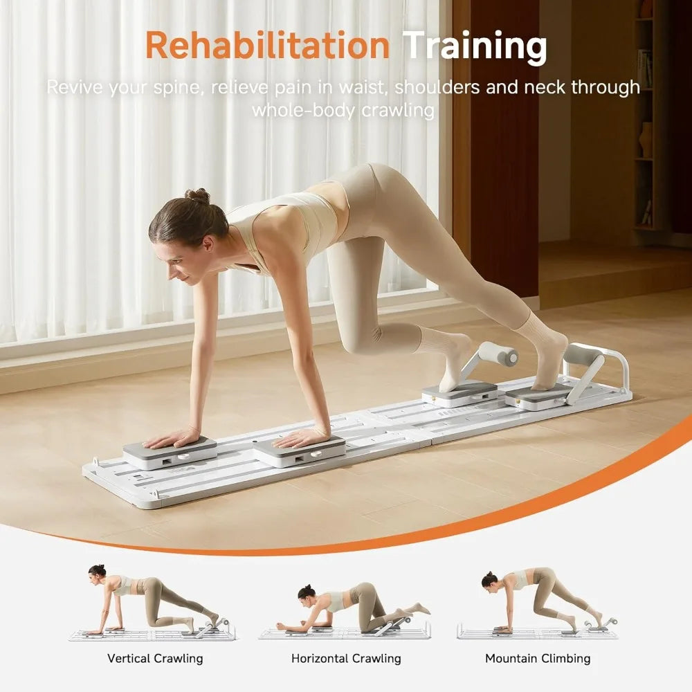 YTYIN Portable Foldable Pilates Reformer All In One Home Gym by S And B Enterprise