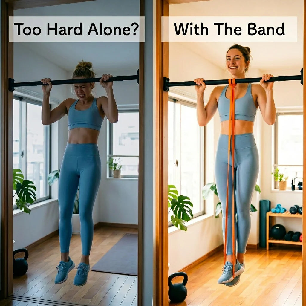 SUNPOW Pull Up Assistance Latex Resistance Bands For Fitness