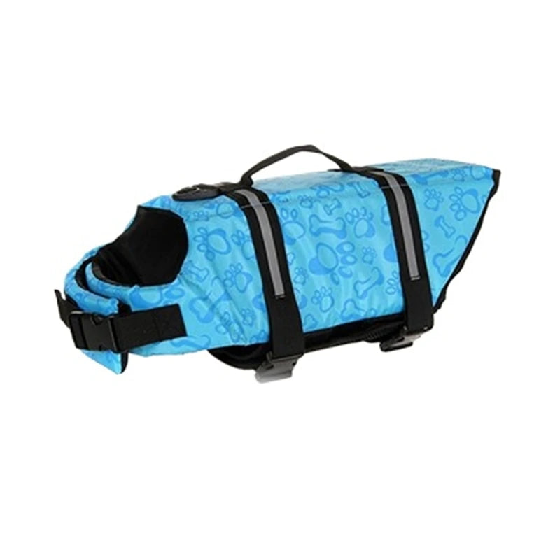Dog Life Jacket Reflective Adjustable Buoyancy Vest by S And B Enterprise