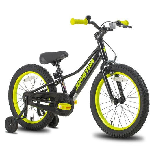 JOYSTAR Kids Mountain Bike With Training Wheels And Handbrake