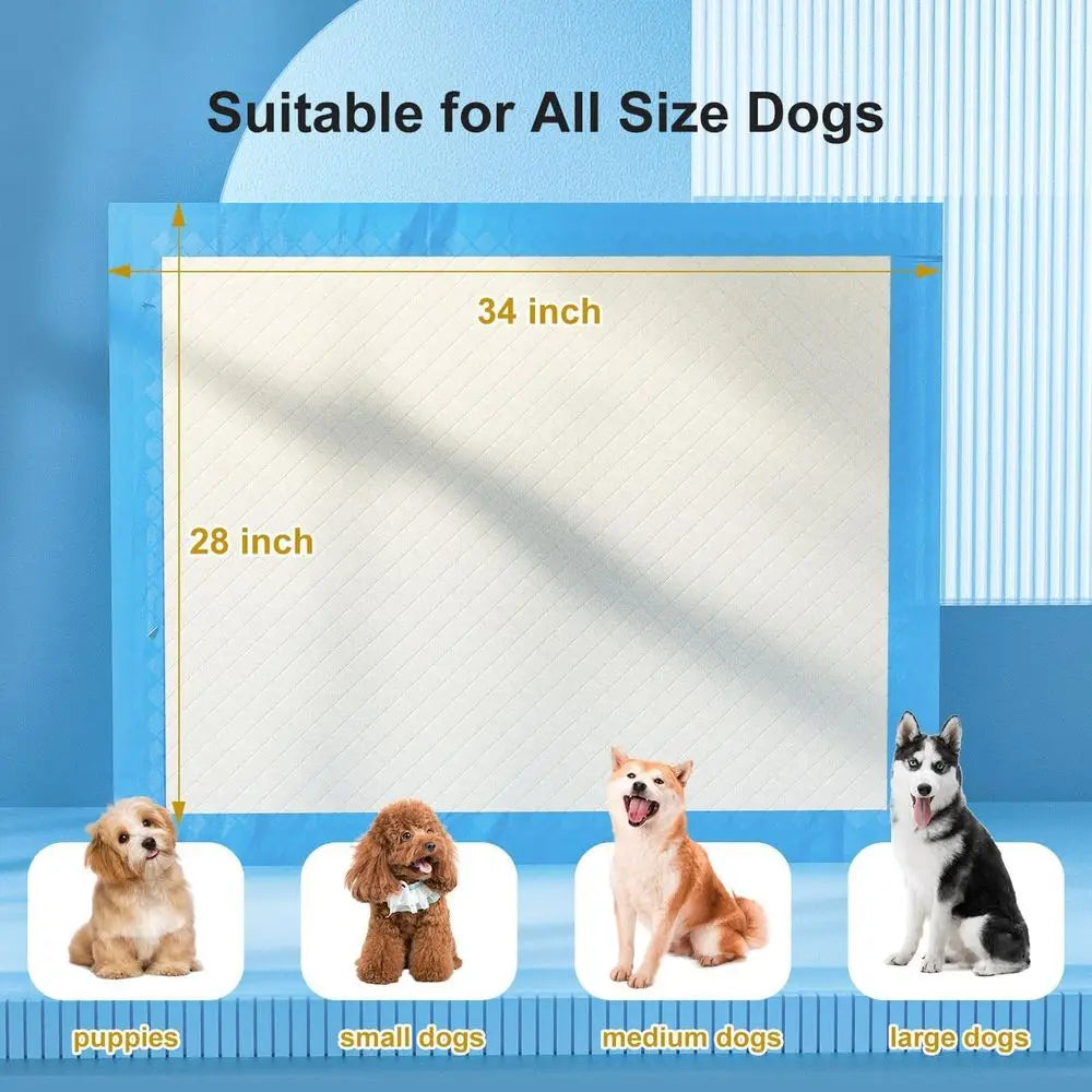 Ultra Absorbent Dog Pee Pads Leak Proof Odor Control by S And B Enterprise