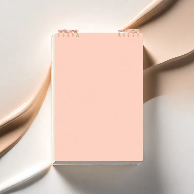 Office & Student Essential Pink Coil Notebook - 21×14.2cm Vertical Standable Design, Lined Thick Paper by S And B Enterprise
