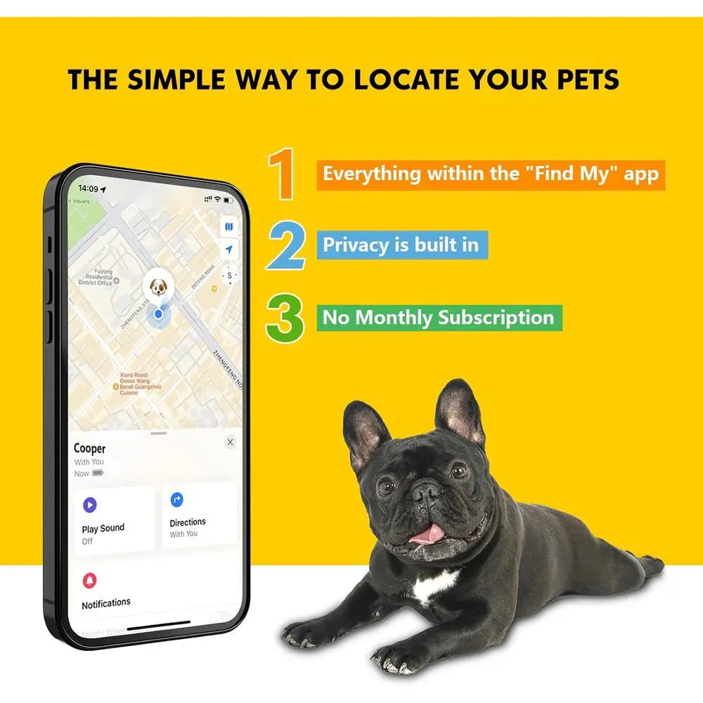 GPS Dog Tracker Collar With Real-Time Location And Free App
