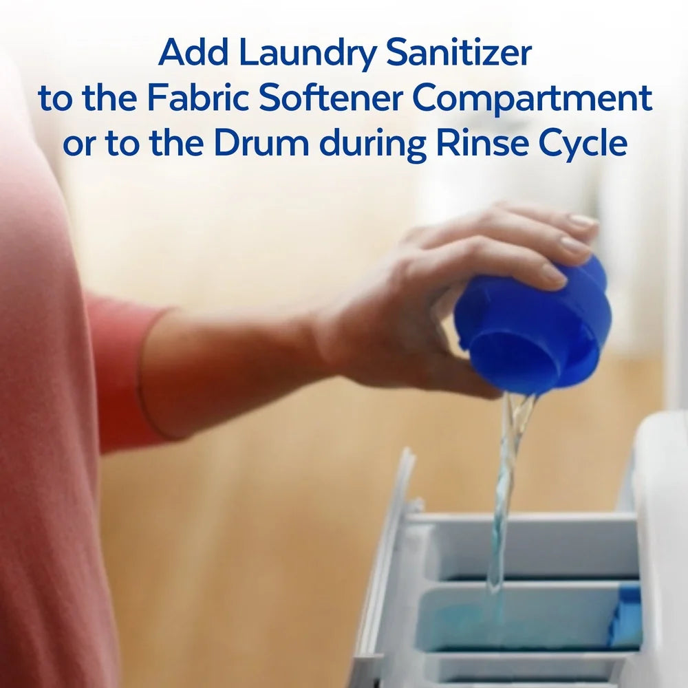 Laundry Sanitizer Additive Kills 99 Percent Bacteria Bleach Free