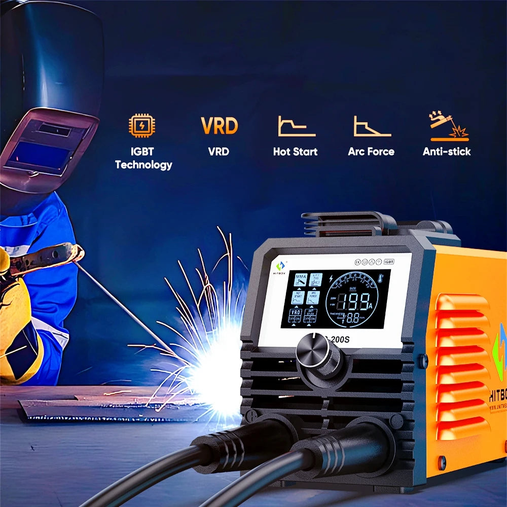 Hitbox Portable Mma Arc Welding Machine With Led Display
