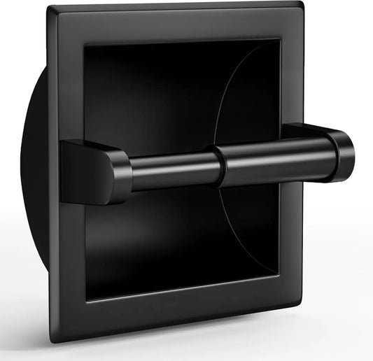 Stainless Steel Recessed Toilet Paper Holder Wall Mounted