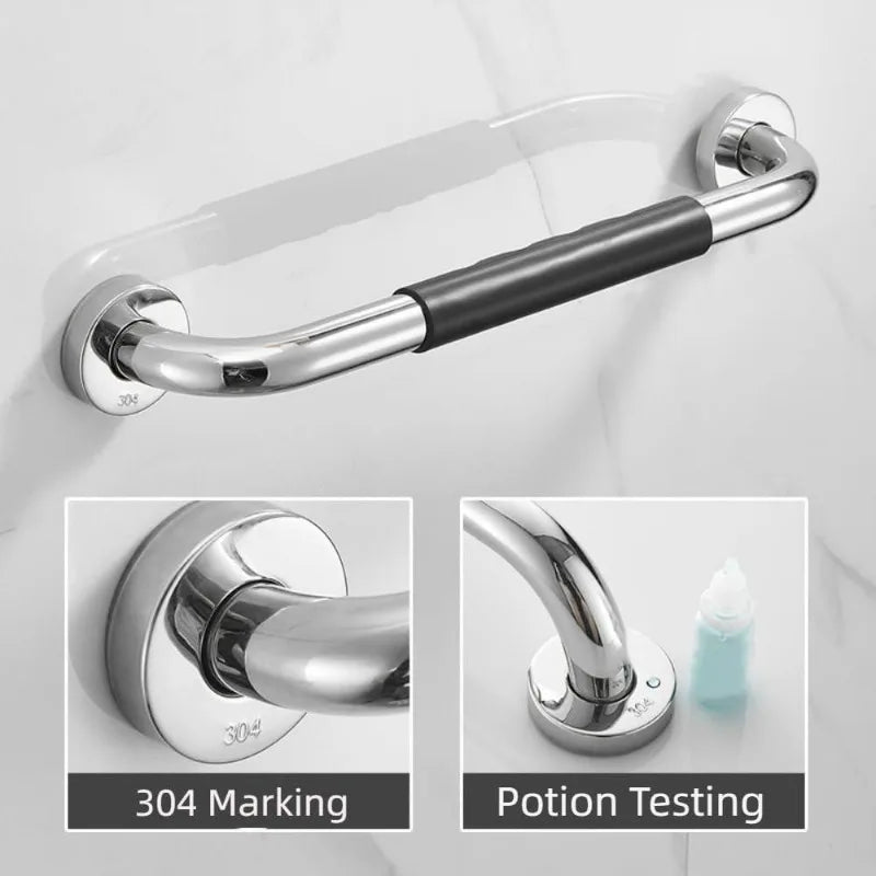 Anti Slip Shower Armrest Handles For Elderly Bath Safety 2 Pack