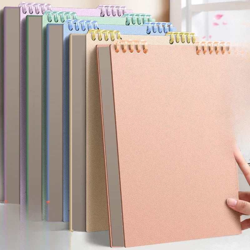 A5 Back to School Deals! 60 Sheets Premium Thick Spiral Journal, Smooth Lined Pages, Strong PP Cover, Perfect for Kids & College Students by S And B Enterprise