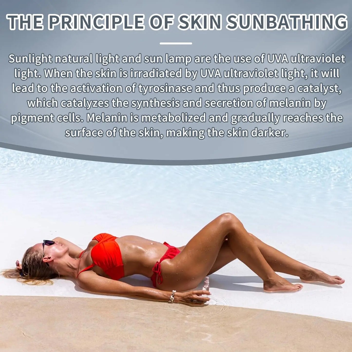 Tanning Lamp 45W Face and Body Solarium for Home Use