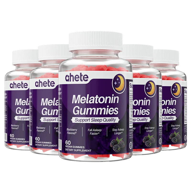 Ahete Melatonin Gummies - Sleep Support Gummies, Relaxation, Berry Flavor Formula, 1 Per Day, Non-Habit Forming,
