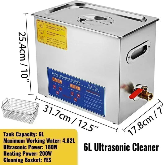 VEVOR Ultrasonic Cleaner for Dishes, Jewelry, and Tools