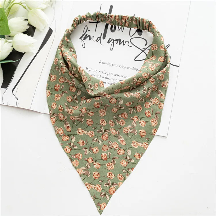 Bohemia Bandana Hair Scarf For Women Paisley Vintage Headwear