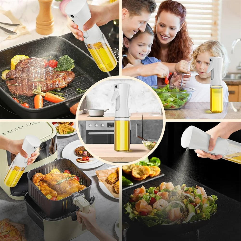 Olive Oil Spray Dispenser Bottle For Cooking, Reusable
