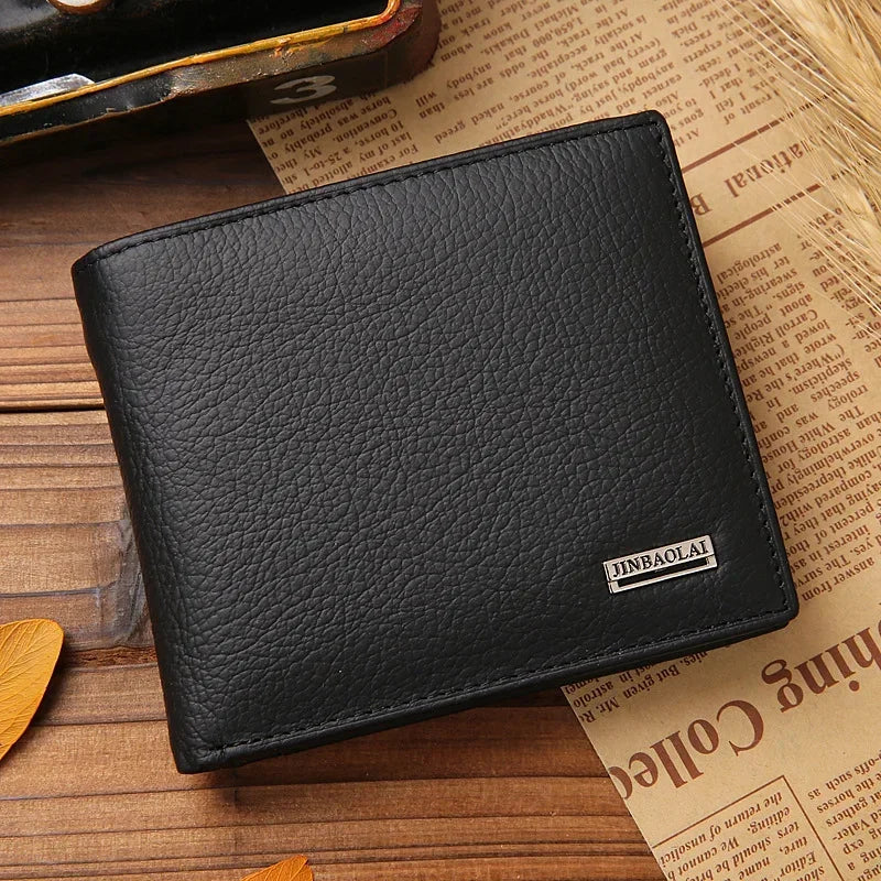 Genuine Leather Men Wallet Real Cowhide Premium Card Holder by S And B Enterprise