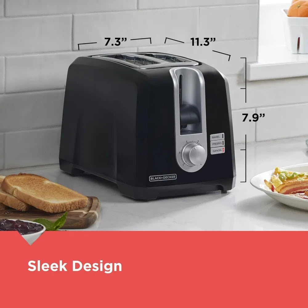 Extra Wide Slot Two Slice Toaster