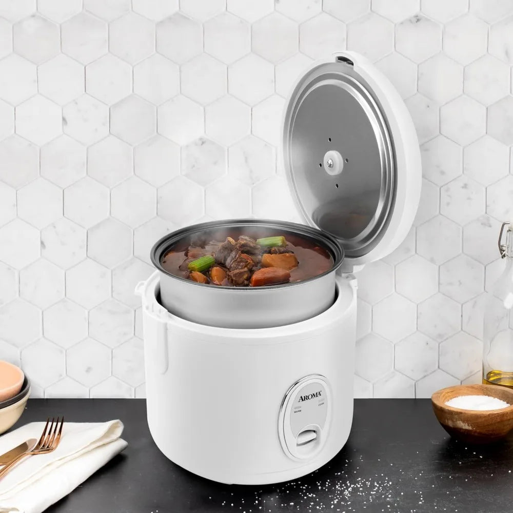8 Cup Cooked 4 Cup Uncooked Cool Touch Rice Cooker by S And B Enterprise