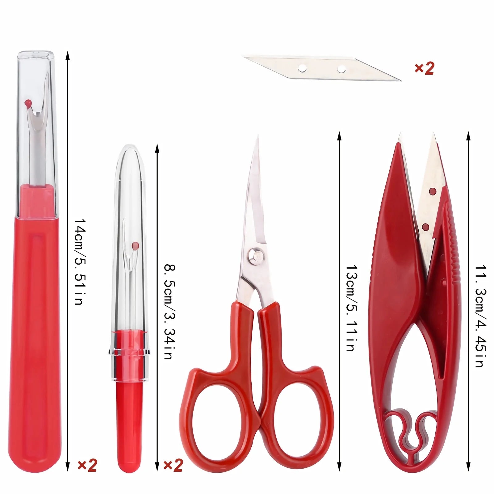 Sewing Seam Ripper Kit With Thread Cutter Scissors by S And B Enterprise