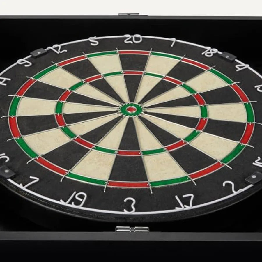 Dartboard Cabinet Set For Adults Perfect Home Games And Recreation by S And B Enterprise