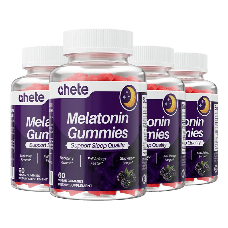 Ahete Melatonin Gummies - Sleep Support Gummies, Relaxation, Berry Flavor Formula, 1 Per Day, Non-Habit Forming,