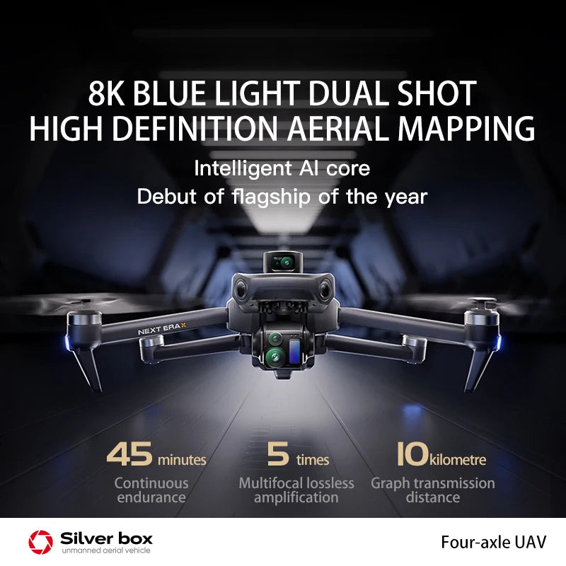 JJRCC P7 MAX 8K Drone With Screen Remote Control GPS