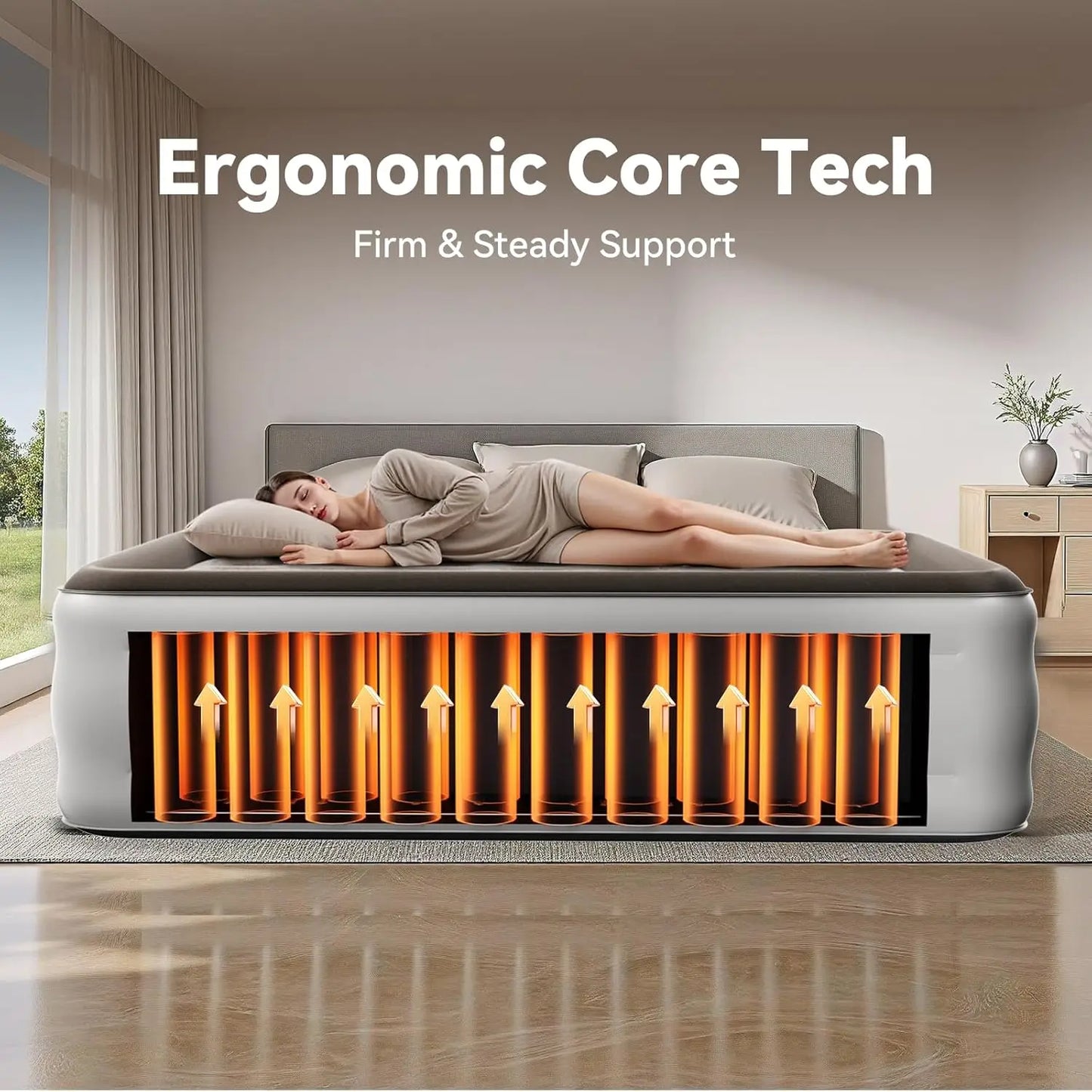 Air Mattress With Built In Pump And Self Inflating