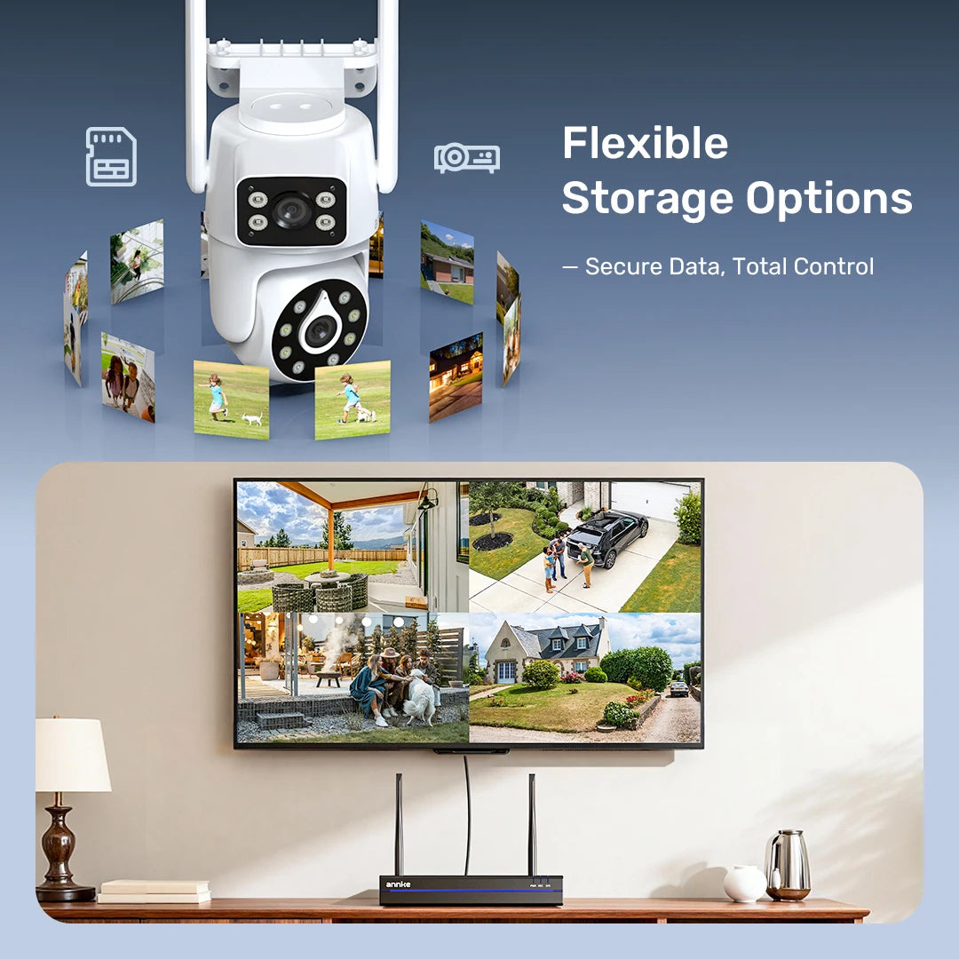 ANNKE 4MP WiFi Dual Lens Security System With 16CH NVR by S And B Enterprise