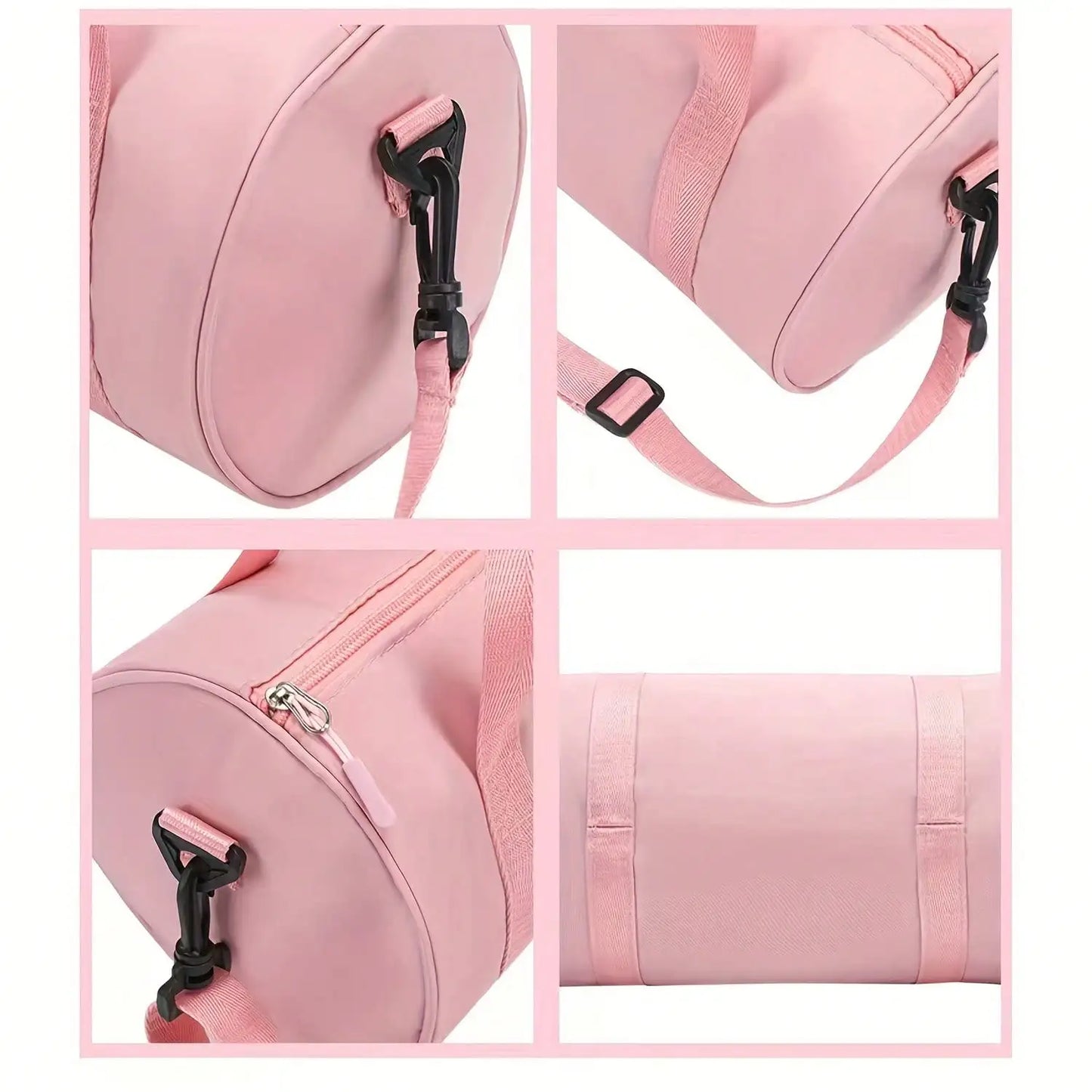 Mini Gym Bag Small Barrel Duffle Crossbody Tote For Women Men Workout Bag Lightweight For Weekender Travel Sports Yoga Fitness Dance by S And B Enterprise