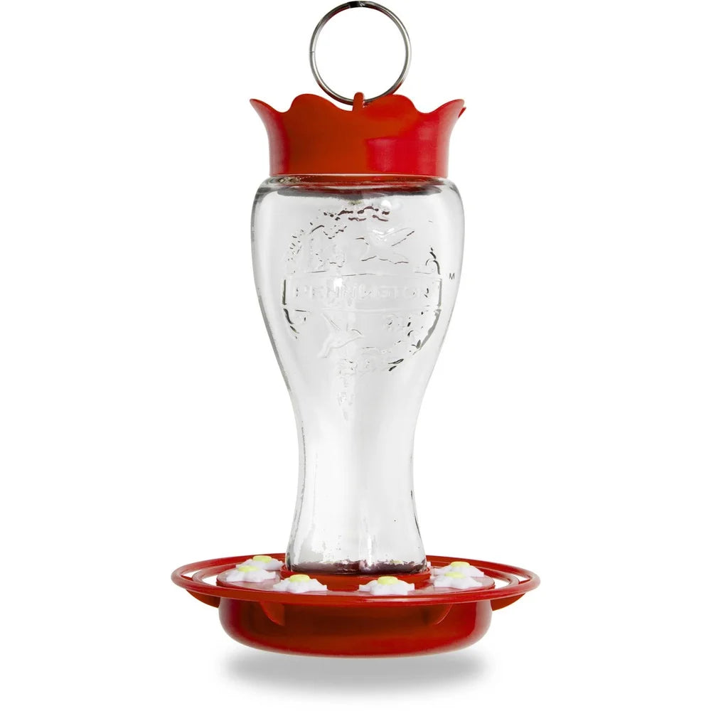 Glass Hummingbird Feeder Bee Resistant Ant Moat Dishwasher Safe